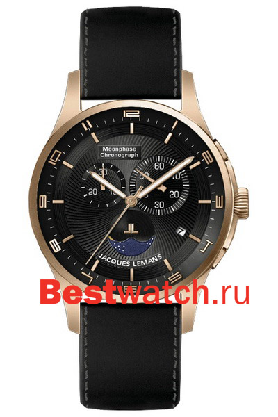 Часы Jacques Lemans Moonphase 1-1447C